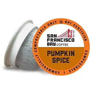 SAN FRANCISCO BAY Pumpkin Spice K-Cup Compatible Coffee <b>Pods</b>, 80 ct - Product Image 1