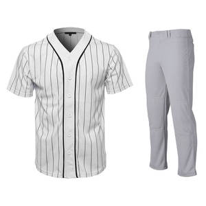 Uniforme de baseball confortable de vêtements d'équipe de qualité supérieure à vendre/meilleure fabrication uniforme de baseball en tissu polyester pour hommes - Product Image 1