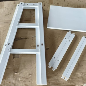 Tabouret de selle en bois massif de 24 pouces avec finition naturelle Mobilier de maison classique pour salon, cuisine et salle à manger - Product Image 6