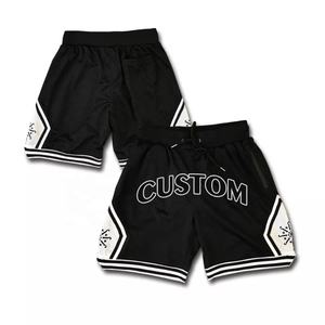 Custom Made Men's Basketball Sportswear Shorts Zipper Pockets Adult Youth Custom Logo Wholesale Printing Sublimated Shorts - Product Image 1