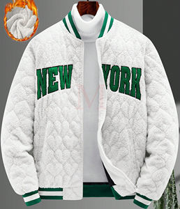 2024 hommes américain collège laine varsity veste qualité supérieure haute rue hiver Baseball Letterman Baseball support en cuir - Product Image 1