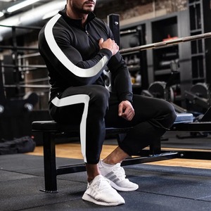 Nuevo diseño elegante, trajes de sudor al por mayor, conjunto de 2 piezas con cremallera informal personalizada, chándales de algodón 100% de calidad superior - Product Image 5