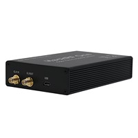 Plataforma de Radio Definida por Software HackRF One R9 V2.0.0 1MHz-6GHz, Simulador GPS con Carcasa y Cuatro Antenas