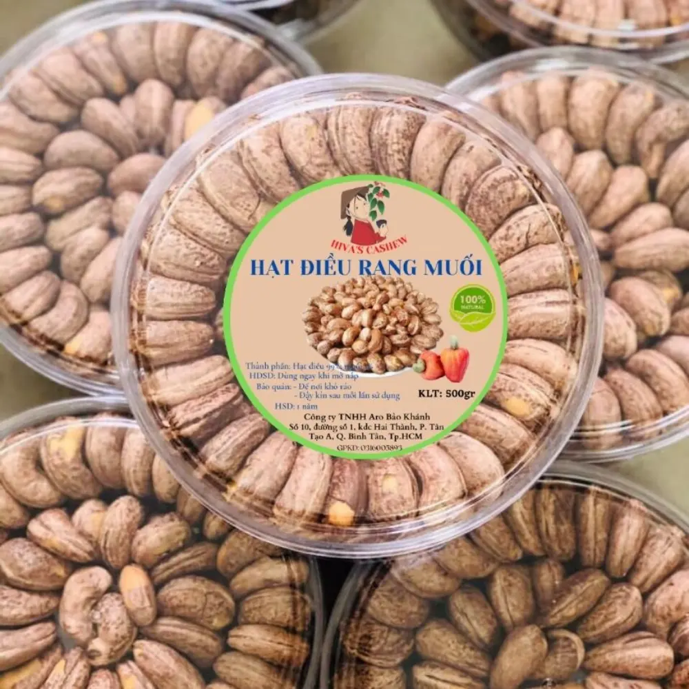 Viet Nam kaju fıstığı ucuz fiyat kavrulmuş kuru vakum 100gr Premium beyaz marka Hiva kaju sınıf W180 W320 W450 hızlı teslimat