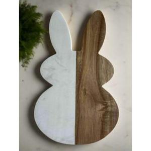 Planche à découper en bois et marbre fiable qui assure une préparation alimentaire sûre avec sa surface robuste et lisse - Product Image 2