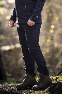 Pantalon d'extérieur Softshell coupe-vent avec genoux renforcés, doublure polaire, fabriqué en Turquie, vente en gros - Product Image 5