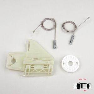 Juego de Reparación de Elevalunas Eléctrico Trasero Izquierdo BWR5076 para Octavia MK2 A5 1Z3 1Z5 2004-2013 4/5 Puertas 1Z0839655 - Product Image 1