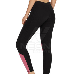 <b>Hot</b> Selling Custom Made <b>High</b> <b>Waist</b> Yoga Leggings Breathable Knitted Fabric with Custom Logo Printed - Product Image 4
