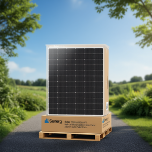 แผงโซลาร์เซลล์ Sunerg Solar 550W-600W HJT แบบ Half Cell Monocrystalline ขนาดเซลล์ 210 มม. บรรจุแบบพาเลท - Product Image 3