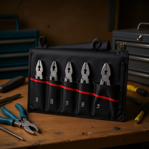 Knipex <b>Roll</b>-Up <b>Tool</b> <b>Bag</b> with 6 Compartments for Empty Pliers - Product Image 3