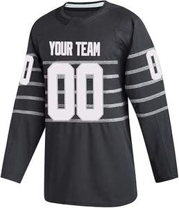 Jersey de hockey sobre hielo duradero barato al por mayor 100% poliéster sublimación personalizado todos los estilos ropa de hockey cosida superior - Product Image 2