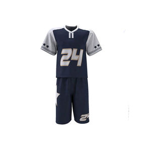 Uniforme de lacrosse personnalisé pour les équipes de jeunes et adultes, vêtements de sport, maillot et short de lacrosse, techniques de sublimation et de broderie - Product Image 2