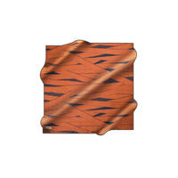 Écharpe carrée en crêpe satiné Pierre Cardin 90x90 à motif géométrique
