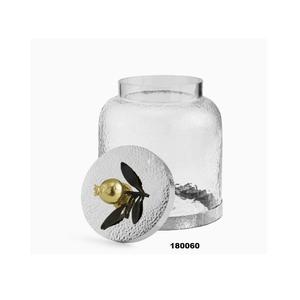 Bocal à biscuits moderne avec couvercle bocal en verre transparent pour décoration de mariage et de maison centre de table buffet à biscuits et bonbons décoratif pour la cuisine - Product Image 1