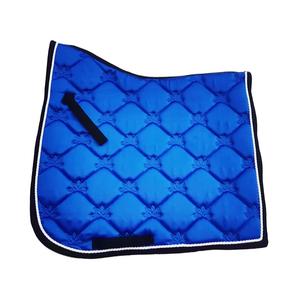 Tapis de selle de dressage de style occidental de couleur unie, doublure confortable en coton de course de chevaux, choix des exportateurs indiens de qualité certifiée - Product Image 1