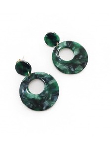 Boucles d'oreilles en résine fabriquées à la main d'Inde, bijoux d'oreille d'imitation personnalisables | Boucles d'oreilles en résine faites à la main uniques - Product Image 4