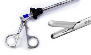 Instruments laparoscopiques : cuillère, forceps, pince pour chirurgie laparoscopique, instruments manuels, chirurgie endoscopique - Product Image 2