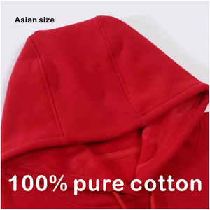 Sudadera con capucha personalizada con impresión de logotipo, Jersey grueso bordado, fotos personalizadas, informal, 100% de algodón puro y felpa - Product Image 3