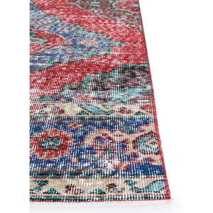 Alfombra de Lana Anudada a Mano de Gran Tamaño, Diseño de Medallón Rojo y Naranja, para Sala de Estar, Pasillo Rectangular, Modelo Pae-2501 - Product Image 4