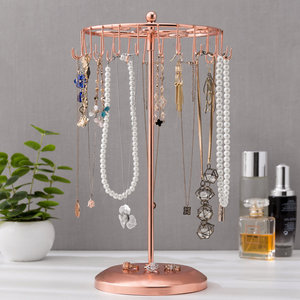 New Arrival <b>Rose</b> Gold Finish Metal Jewelry Stand High Quality <b>Top</b> Selling Metal Jewelry Holder Latest Design for Bedroom Use - Product Image 6