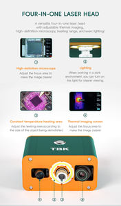 สถานีถอดบัดกรีแบบเลเซอร์ TBK 2206 รุ่นใหม่ คุณภาพสูง ควบคุมอุณหภูมิคงที่ ระบบรีเวิร์ค BGA สำหรับเชื่อมชิปและชิ้นส่วนอิเล็กทรอนิกส์ - Product Image 5