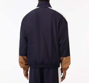 Premium Quality Wholesale Canvas Lining Windbreaker <b>Jacket</b> <b>Men</b> Breathable Color Block Quick Dry Plus Size Windproof Hooded - Product Image 2