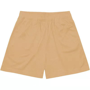 Shorts de sport en maille respirante pour hommes, 100 % polyester, séchage rapide, avec cordon de serrage, personnalisables avec logo OEM, écologiques - Product Image 3