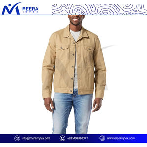 <b>Men's</b> Stylish Black <b>Denim</b> <b>Jacket</b> with Metal Studs and Zipper High Street Style for a Bold and Modern Look - Product Image 2