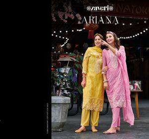 High Quality Womens Suit with <b>Festive</b> Design- Long Kurta and Embroidered Bottoms for Export Selling - Product Image 4