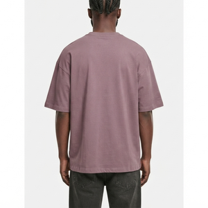 OEM <b>Vintage</b> Solid Oversized T Shirt for Men with Custom Logo Printed <b>Graphic</b> Logo Street Wear Drop Shoulder Solid <b>Tee</b> - Product Image 5