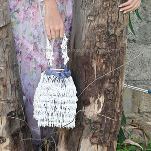 Nouveau sac Potli de travail de broderie traditionnelle artisanat de luxe pour dames tendance sac de soirée de mariage prix de gros AR - Product Image 1