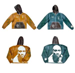 Sweat à capuche de luxe surdimensionné lavé à l'acide, chaud, durable et confortable, idéal pour les commandes en gros Fabricant OEM et fournisseur B2B - Product Image 4