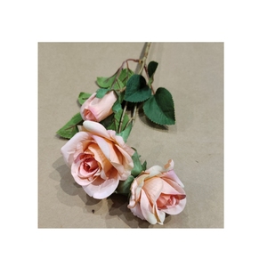 人工バラバラバラ造花バルクグリーン人工羽毛ローズZF091 - Product Image 1