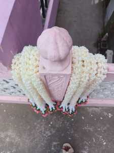 Décoration de mariage islamique Tenture murale et guirlande de fleurs Mogra élégantes pour la décoration de scène - Product Image 4