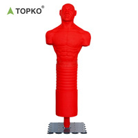 TOPKO debout coup de pied sacs de boxe boxe cible humaine équipement de gymnastique homme forme debout adultes sacs de boxe