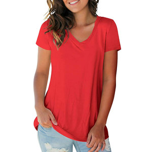 Venta caliente elegante transpirable Fitness Wear mujeres camisetas/mujeres al por mayor Color sólido entrenamiento gimnasio Fitness camisetas - Product Image 1