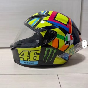 Casco Integral de Fibra de Carbono para Pista GP RR Rossi, Certificado Snell, Color Azul L - Product Image 3