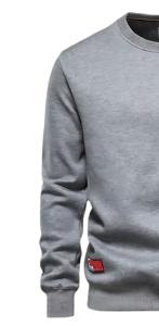 Sudadera con Capucha Unisex de Manga Larga, Personalizable, de Algodón Suave, Cuello Redondo, Forro Polar, Resistente al Viento e Impermeable, con Bordado de Logotipo - Product Image 2