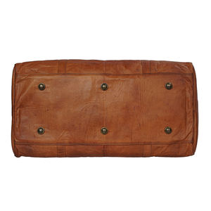 กระเป๋าทรงดัฟเฟิลกีฬาหนัง PU สำหรับทุกเพศ, กระเป๋ากีฬาหนังแฟชั่นใหม่2025 - Product Image 5