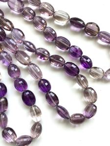 Cuentas Ovaladas de Amatista de 375.00 Quilates, Corte Cóncavo, 1 Hilo, Naturales, para la Elaboración de Joyería Fina - Product Image 5