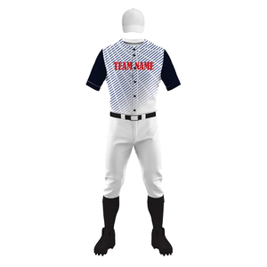 Ensemble d'uniformes de baseball respirants à séchage rapide avec logo personnalisé en polyester léger pour adultes uniformes de baseball à bas quantité minimale de commande entretenus par le OEM - Product Image 2