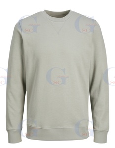 Wholesale Factory Direct Mens Sweat Shirt Soft Cotton Fleece <b>Material</b> Crew Neck Long Sleeve Style Sweat Shirt with Customization - Product Image 4
