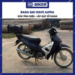 Porte-bagages arrière M-Biker Wave Alpha Thp Chu Lc avec revêtement en poudre pour motos Wave Alpha, accessoire de moto de haute qualité - Product Image 5