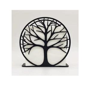 Porte-boîte à mouchoirs en métal noir fini noir nouveau Design vaisselle utilisé maison et bureau décoration porte-mouchoirs - Product Image 1