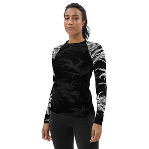 Rash Guard de haute qualité pour adultes, design personnalisé imprimé sur toute la surface, manches longues, col rond, séchage rapide, Rash Guards à prix avantageux - Product Image 6