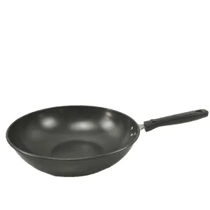 Factory Direct Sales Chinese Stir Frying Chinese Cooking Woks Non Stick Cook Wok Pan With 2 Handles Chinese Wok Pan