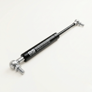 Vérin à gaz cylindrique en acier noir QBQ 15mm-6mm 245mm 9.65in 50N-400N pour portes de meubles/cabinets de camping-cars Fabriqué en Turquie ISO9001 - Product Image 1
