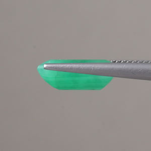 IGI Certified Natural <b>Emerald</b> <b>Green</b> Light Loose 4.41 Carat Octagon Cut 14x9mm Hand Cut Waxed/Oiled Polished Fine <b>Jewelry</b> - Product Image 2