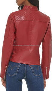 2024 Boomletcorp. Elegante ropa de calle para mujer, chaqueta de cuero a prueba de viento de manga larga, nueva colección de ropa deportiva en talla grande - Product Image 4