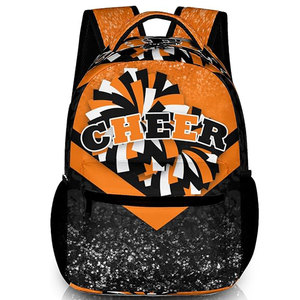 Bolsa de porristas con purpurina brillante personalizada, mochila de animadora de baile, mochila de animadora, mochila de poliéster para pista de fútbol - Product Image 1